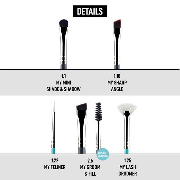 My Complete eye brush set