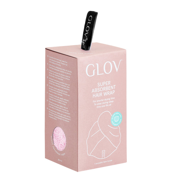 Glov Hárhandklæði Bleikt