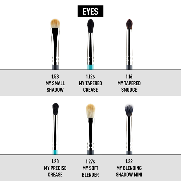 My Complete eye brush set