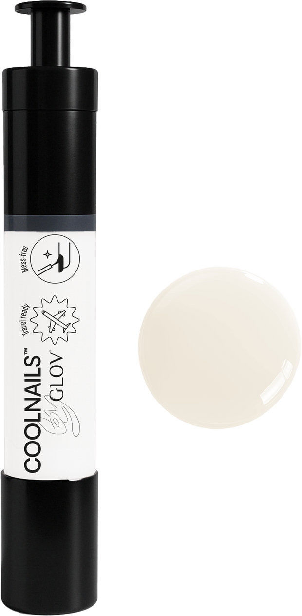 Glov COOLNAILS Naglalakk Coconut Milk 203 – Hvítt