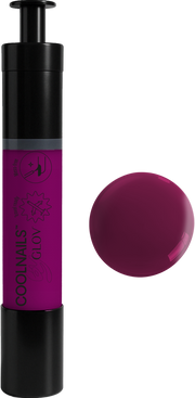 Glov COOLNAILS Naglalakk Blood & Bordeaux 206 - vínrautt