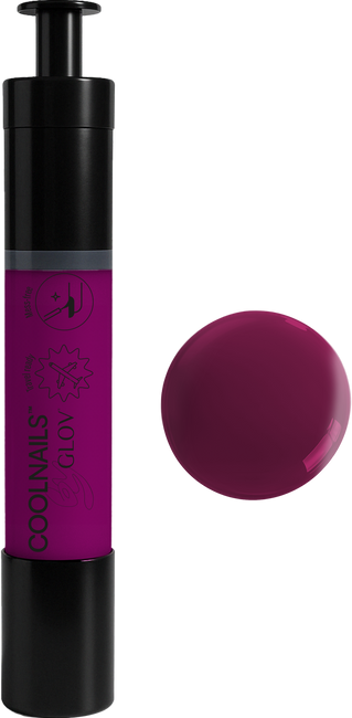 Glov COOLNAILS Naglalakk Blood & Bordeaux 206 - vínrautt