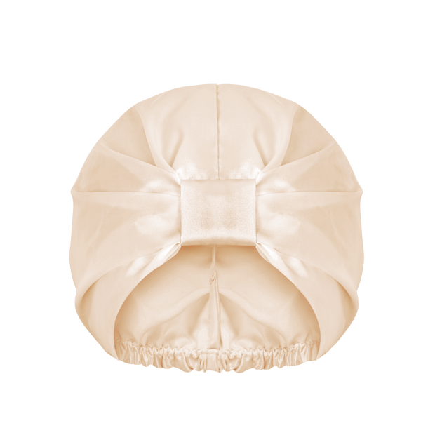 Glov Hair Bonnet Satin Champagne